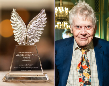 Gordon Getty receives Angels of the Arts Award