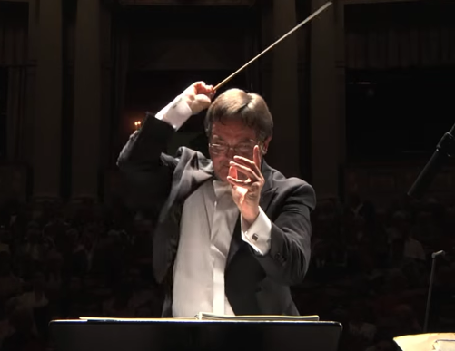 Ulf Schirmer conducting Plump Jack in Munich, 2011.