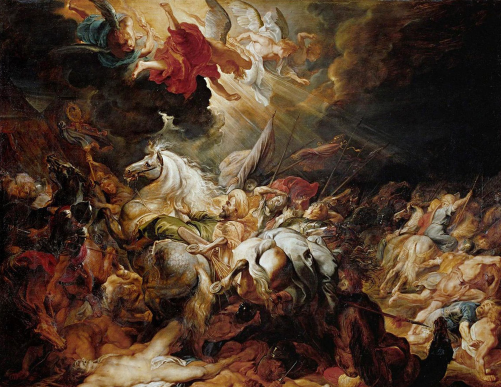 Painting: The Defeat of Sennacherib by Peter Paul Rubens