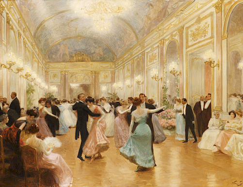 Painting: The Ball by Victor Gabriel Gilbert / Christie’s Images / Bridgeman Images